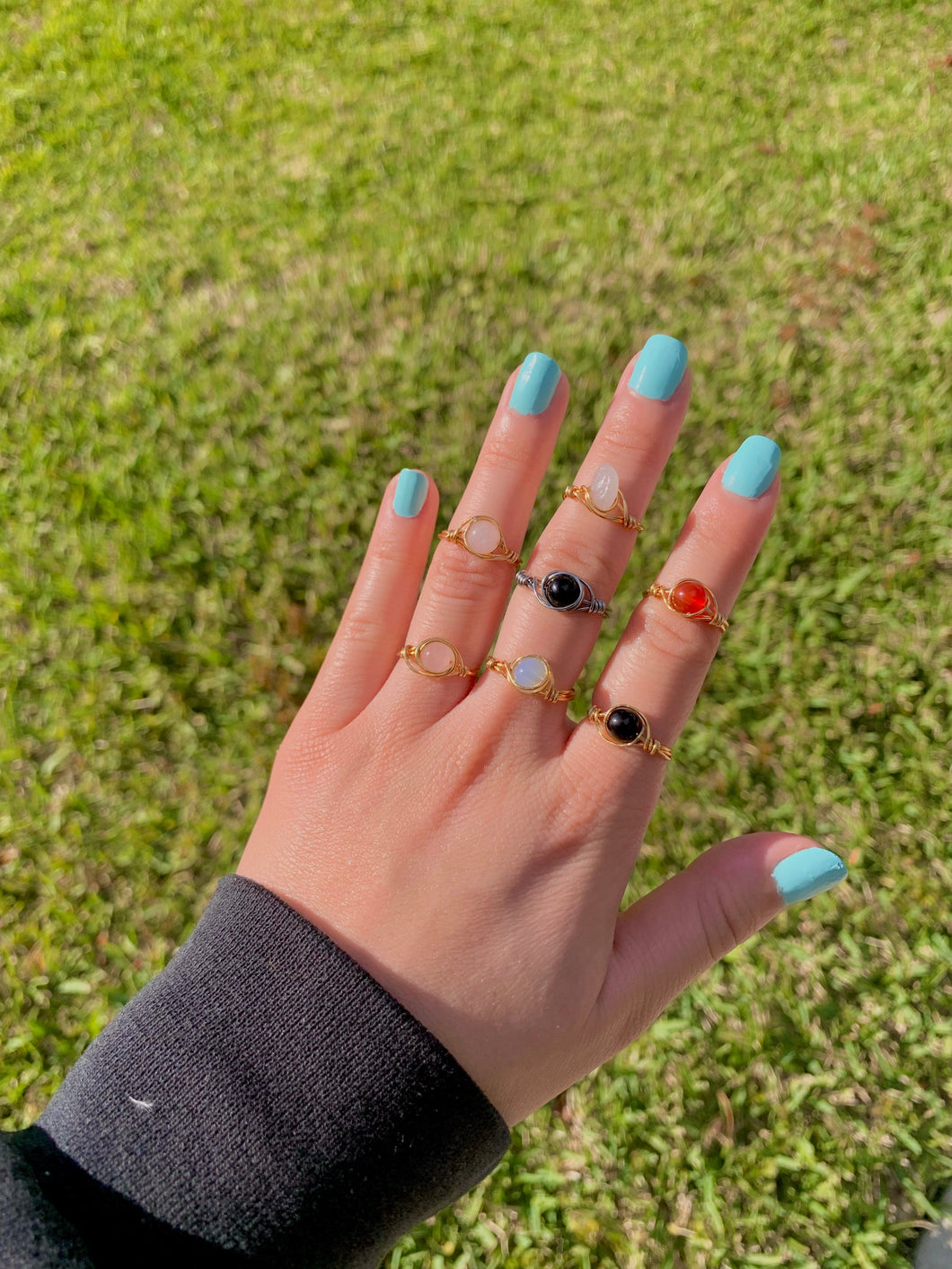 Carnelian Wrapped Ring